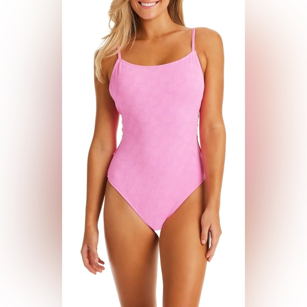 Jessica Simpson Women's Standard One Piece Swimsuit - Picture 3 of 7